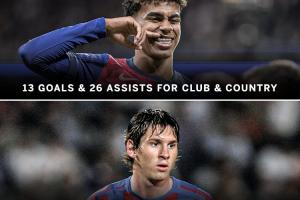 起点够高！亚马尔17岁造39球身价1.8亿欧，同龄梅西2次首发C罗0次