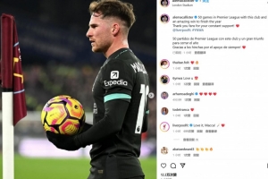 麦卡利斯特社媒：达成英超50场里程碑，并以大胜结束这一年