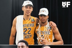 蒙特沃德学院队友重聚！西蒙斯和拉塞尔高中之后再度成为队友