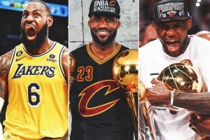 雅虎排詹姆斯生涯前十赛季：12-13赛季第一 15-16赛季第二