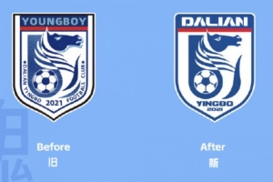 大连英博队徽升级：融合大连城市元素，化繁为简，一目了然