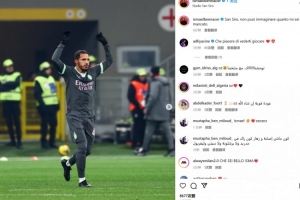 时隔3个半月复出！本纳塞尔社媒：圣西罗，我非常想念你们