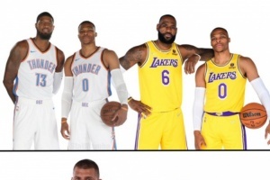 威少和三位不同的队友同场砍过三双 NBA历史首人