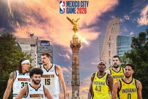 NBA官方公布2026年墨西哥赛：掘金对阵步行者 比赛时间11月份