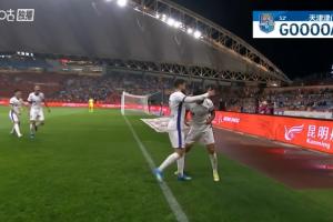 首胜就在今天？谢蒂内破门基莱斯传射，津门虎客场2-0领先玉昆