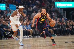 若勇士明天胜太阳 雷霆前四顺位签概率涨至9.4% 状元签概率2%