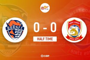 半场-海牛0-0西海岸 VAR四度介入 李昊神扑叶博亚进球无效