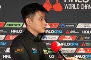 赵心童：会关注晖哥的比赛，如果现场观战最想看奥沙利文打晖哥