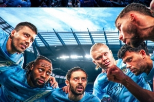 焦点战！曼城官方晒海报预热对阵阿森纳：哈兰德B席等多人出镜